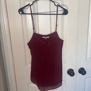 Naked Zebra Deep Red Camisole Top